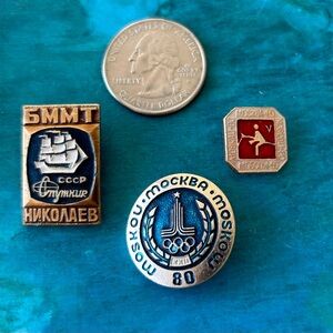 1980 Olympic pins